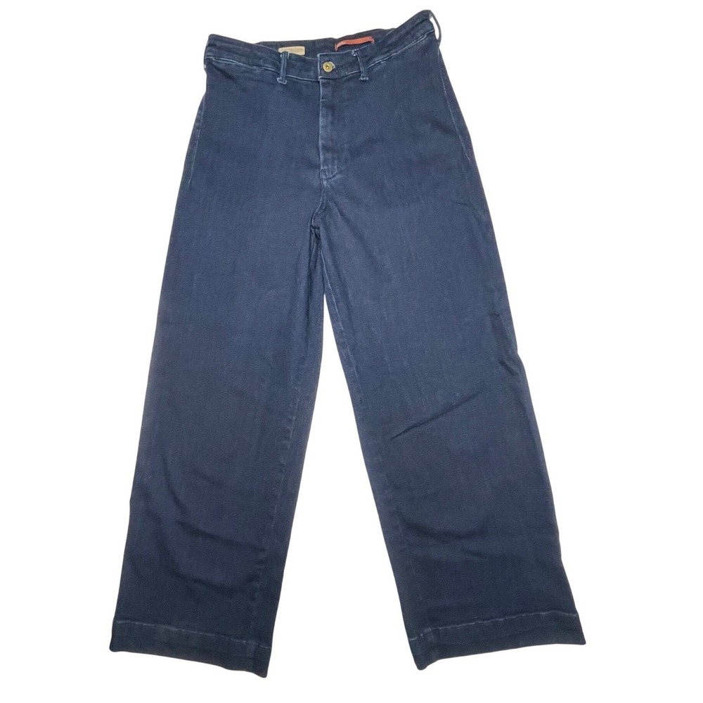 Pilcro The Skipper High Rise Wide Leg Denim Jeans Women's 31 - Picture 2 of 12